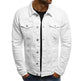 Casual Men Jacket Denim Button Shirt - EX-STOCK Canada