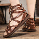 Casual Soft Bottom Non-slip Roman Leather Sandals  EX-STOCK CANADA
