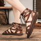 Casual Soft Bottom Non-slip Roman Leather Sandals  EX-STOCK CANADA