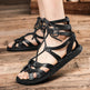 Casual Soft Bottom Non-slip Roman Leather Sandals  EX-STOCK CANADA