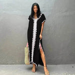 Casual Swimsuit Cover Up For Women Loose Beach Bikini Blouse Dress. - EX-STOCK Canada