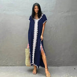 Casual Swimsuit Cover Up For Women Loose Beach Bikini Blouse Dress. - EX-STOCK Canada