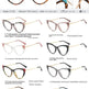 Cat Eye Anti-blue Light Large Frame Slim Look Optical Glasses - EX-STOCK Canada