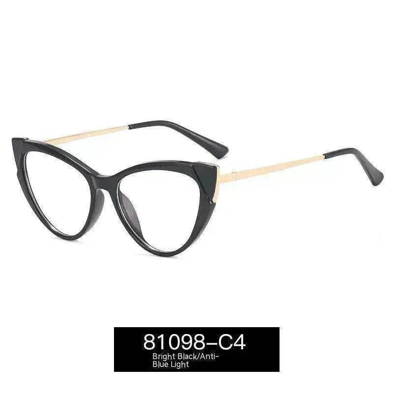 Cat Eye Anti-blue Light Large Frame Slim Look Optical Glasses - EX-STOCK Canada