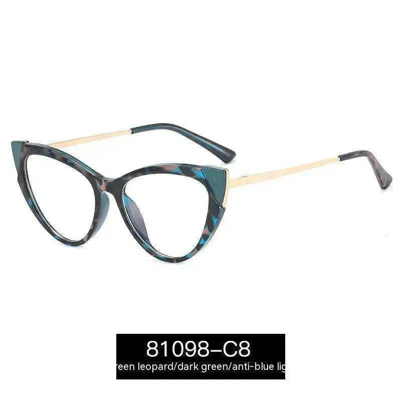 Cat Eye Anti-blue Light Large Frame Slim Look Optical Glasses - EX-STOCK Canada