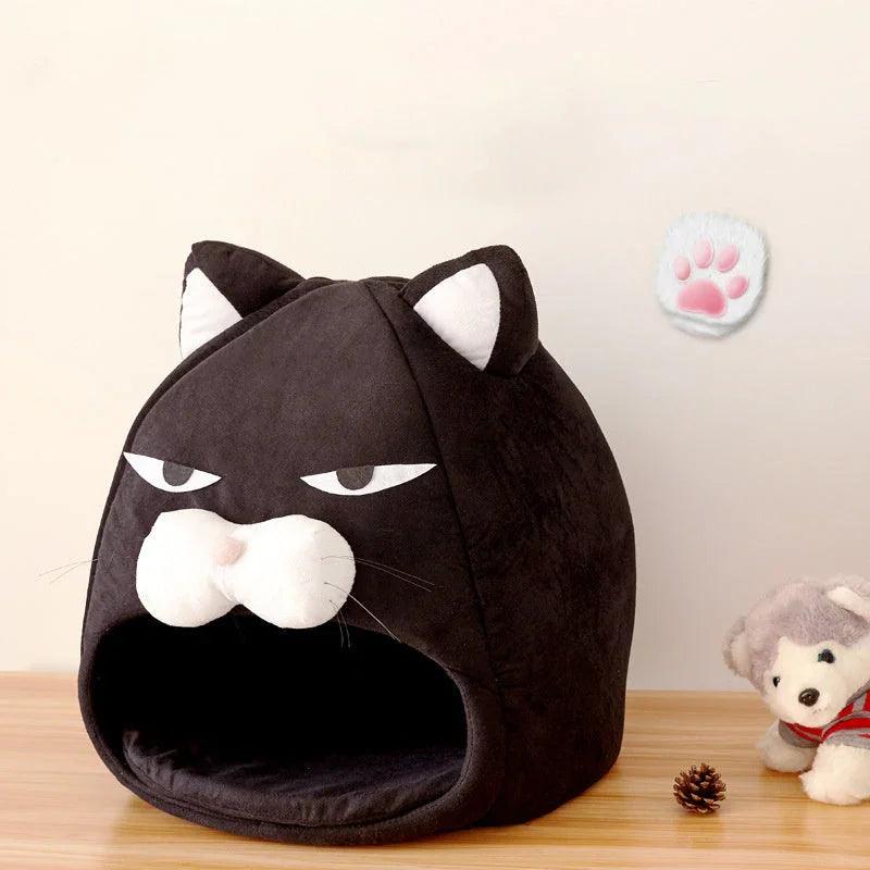 Maison de Chat Lit Tapis de Litière pour Chat Nid de Sommeil Lit pour AnimalEX-STOCK Canada 