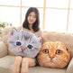 Cat Pillow Car Cushion Cute Cat Shape Nap Seat Plush Toy - EX-STOCK Canada