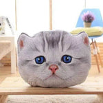 Cat Pillow Car Cushion Cute Cat Shape Nap Seat Plush Toy - EX-STOCK Canada