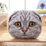 Cat Pillow Car Cushion Cute Cat Shape Nap Seat Plush Toy - EX-STOCK Canada