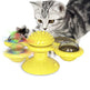 Cat Rotating Windmill Multi-Function Toys Itch Scratching Device Teeth Shining Toy EX-STOCK Canada 