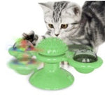 Cat Rotating Windmill Multi-Function Toys Itch Scratching Device Teeth Shining Toy EX-STOCK Canada 