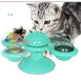 Cat Rotating Windmill Multi-Function Toys Itch Scratching Device Teeth Shining Toy EX-STOCK Canada 