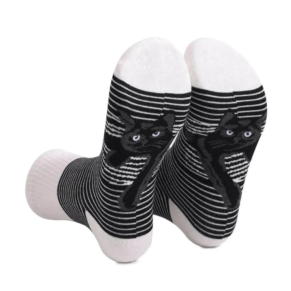 Cats Print Plus Size Medium Socks For Men And Women - EX-STOCK Canada