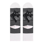 Cats Print Plus Size Medium Socks For Men And Women - EX-STOCK Canada