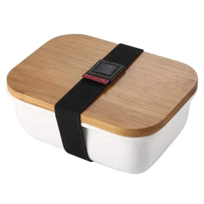 Boîte de rangement pour réfrigérateur japonais en céramique, boîte à fruits, boîte repas pour micro-ondes, boîte repas avec couvercle - EX-STOCK Canada