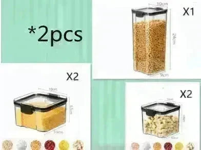 Cereals Kitchen Storage Jar Box - EX-STOCK CANADA