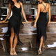Chic Fashion Sleeveless Backless V-neck Tassel Fringed Dress - EX-STOCK Canada