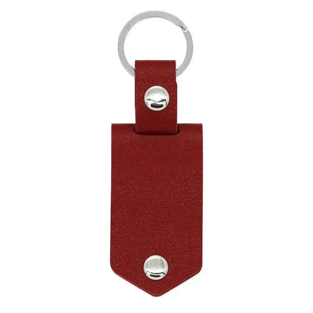 Chick & Unique Leather Photo Stainless steel UV Color Printed Keychain - EX-STOCK Canada