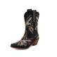 Chunky Heel Embroidery Knee-high Cowboy Boots - EX-STOCK Canada