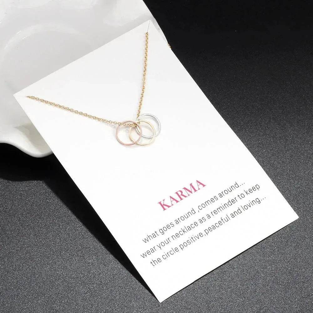 Circle necklace - EX-STOCK Canada