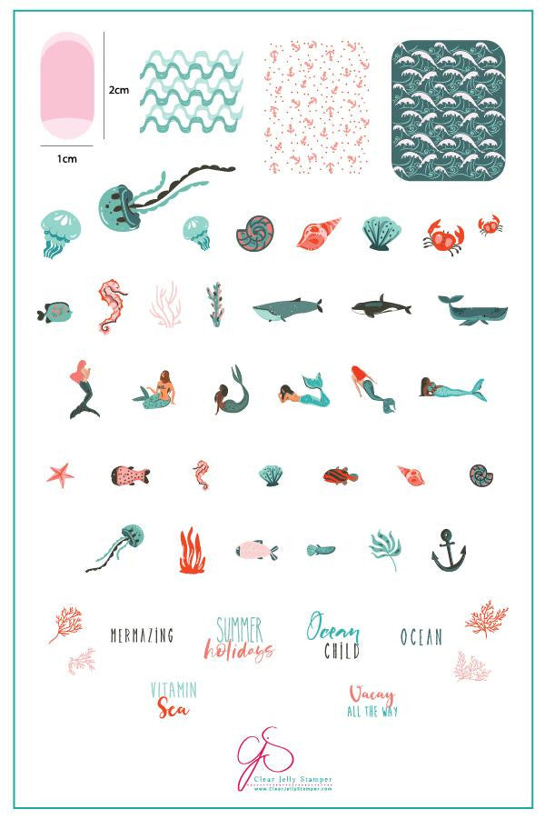 Tampon en gel transparent - MermazingEX-STOCK Canada 