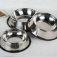 Classic Non slip Stainless Steel pet Feed Bowls - EX-STOCK Canada