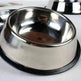 Classic Non slip Stainless Steel pet Feed Bowls - EX-STOCK Canada