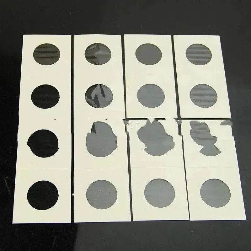 Ensemble de protecteurs de pièces de 50 pièces de protège-monnaie Sre Clips en papier vendus - EX-STOCK Canada