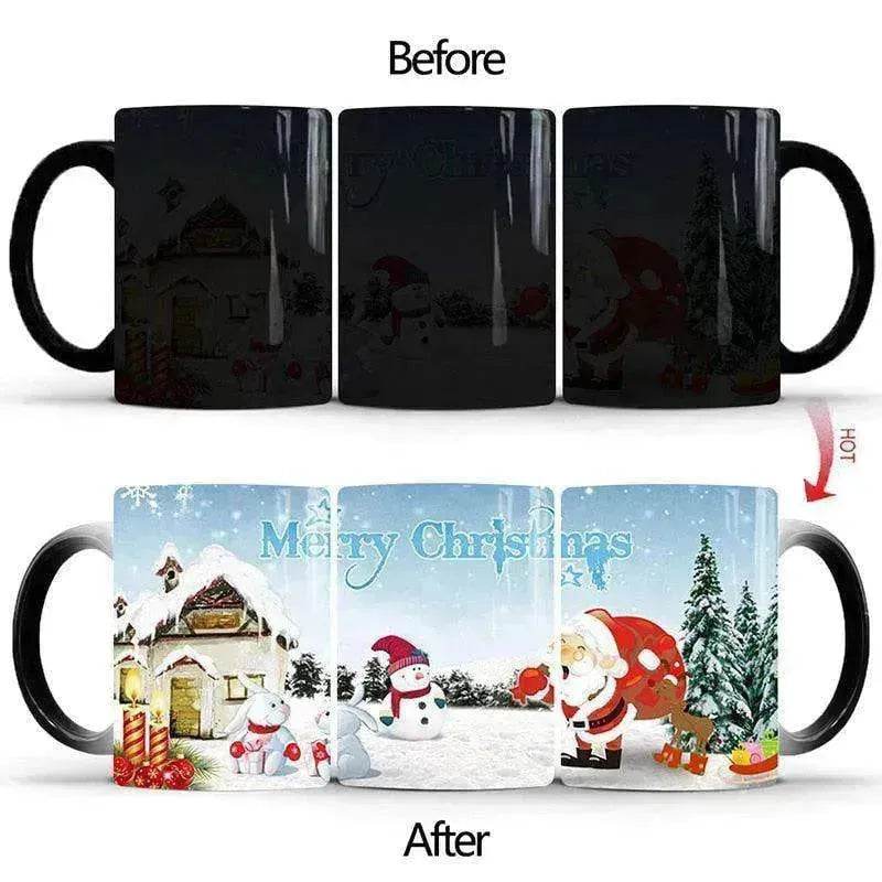 Color Change Christmas Mug Heat Sensitive Cup - EX-STOCK Canada