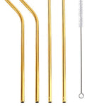 Colourful Reusable Stainless Steel Straws EX-STOCK Canada 