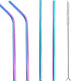 Colourful Reusable Stainless Steel Straws EX-STOCK Canada 