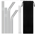Colourful Reusable Stainless Steel Straws EX-STOCK Canada 