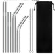 Colourful Reusable Stainless Steel Straws EX-STOCK Canada 