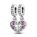 Copper Plating 925 Silver Love Beads Pendant - EX-STOCK CANADA