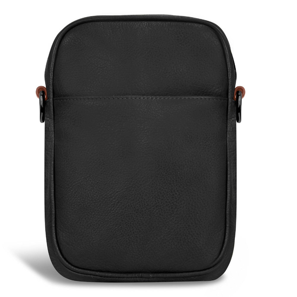 Sac bandoulière vertical en cuir / onyxEX-STOCK Canada 