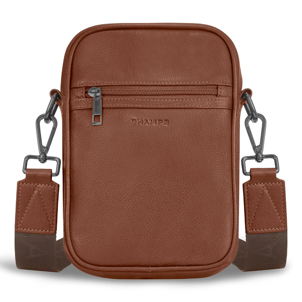 Sac bandoulière vertical en cuir / onyxEX-STOCK Canada 