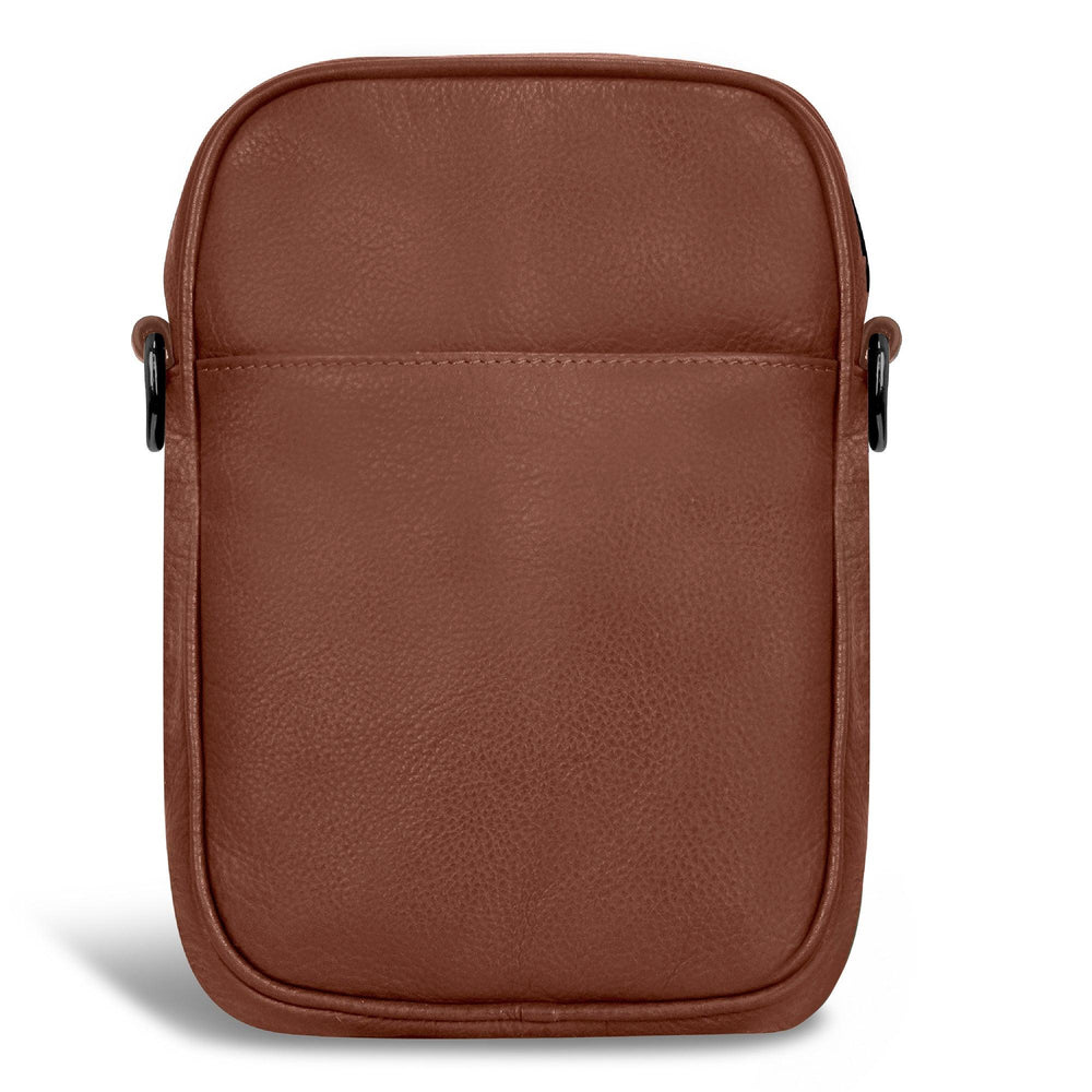 Sac bandoulière vertical en cuir / onyxEX-STOCK Canada 
