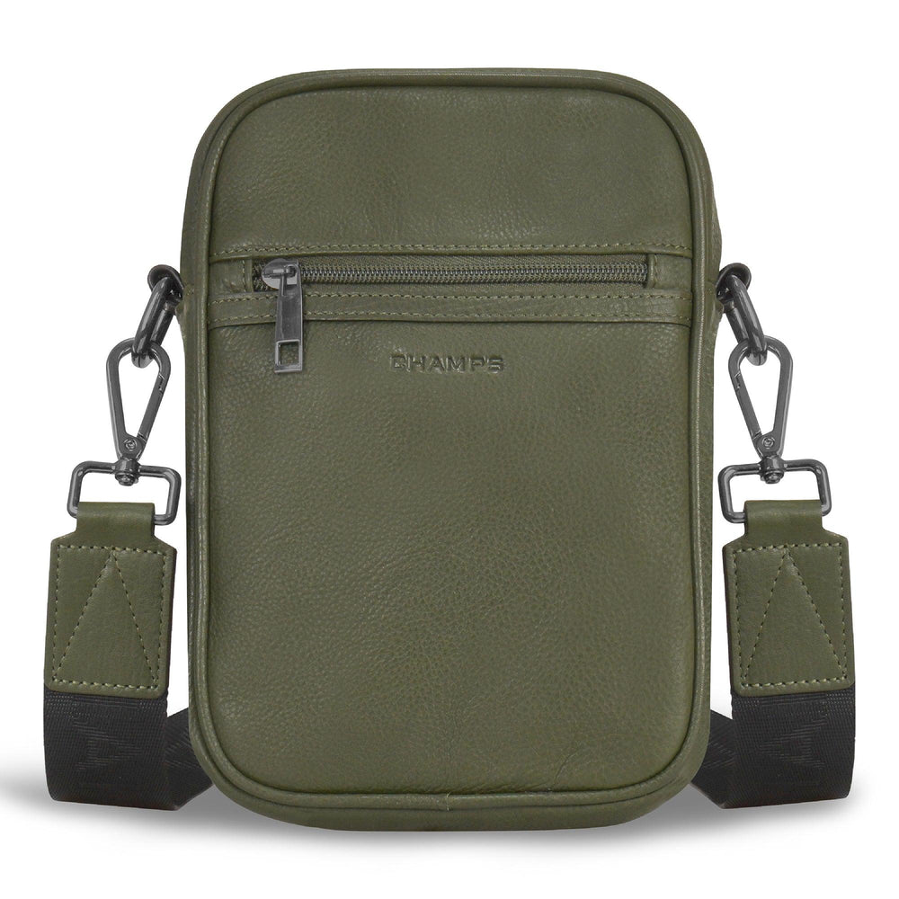 Sac bandoulière vertical en cuir / onyxEX-STOCK Canada 