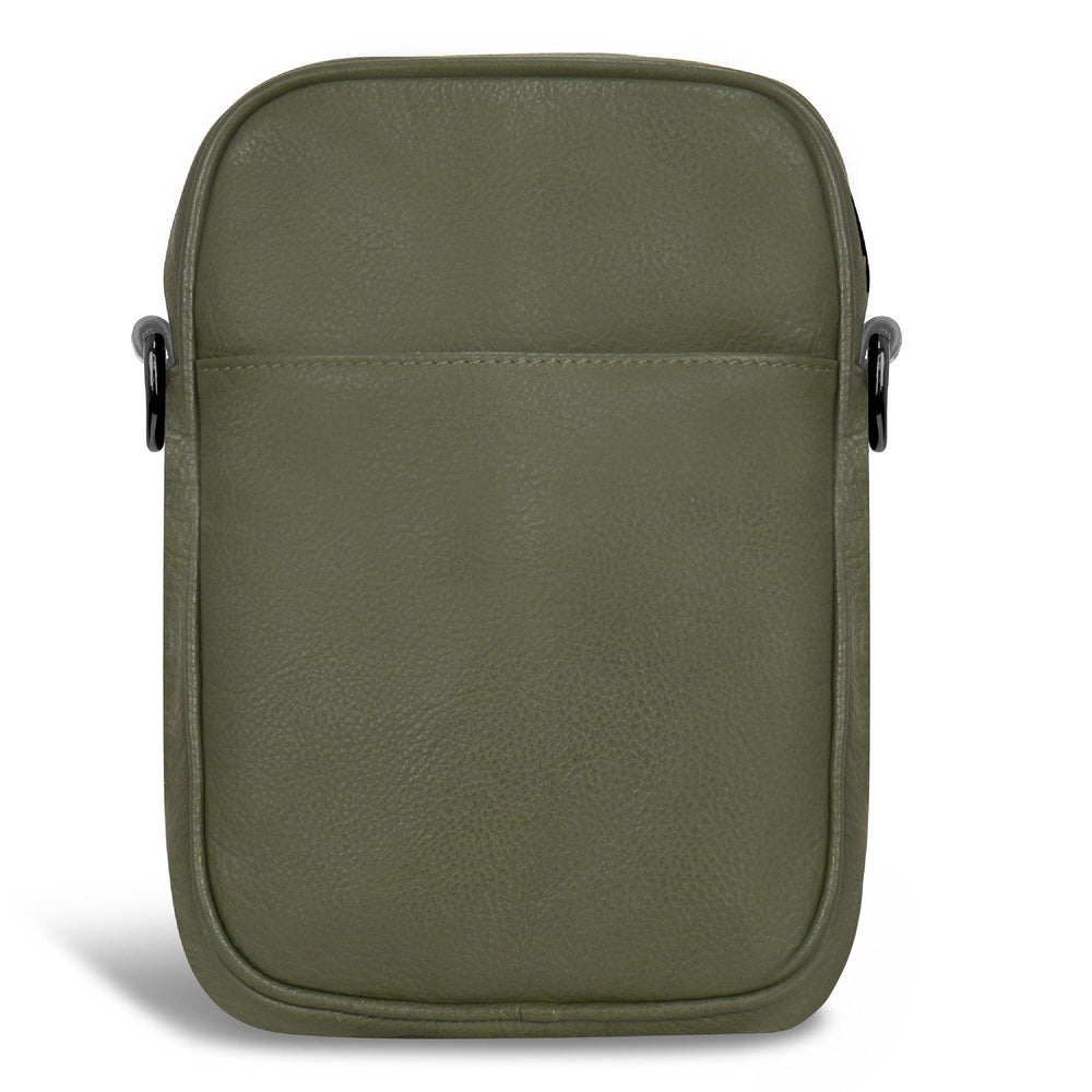 Sac bandoulière vertical en cuir / onyxEX-STOCK Canada 