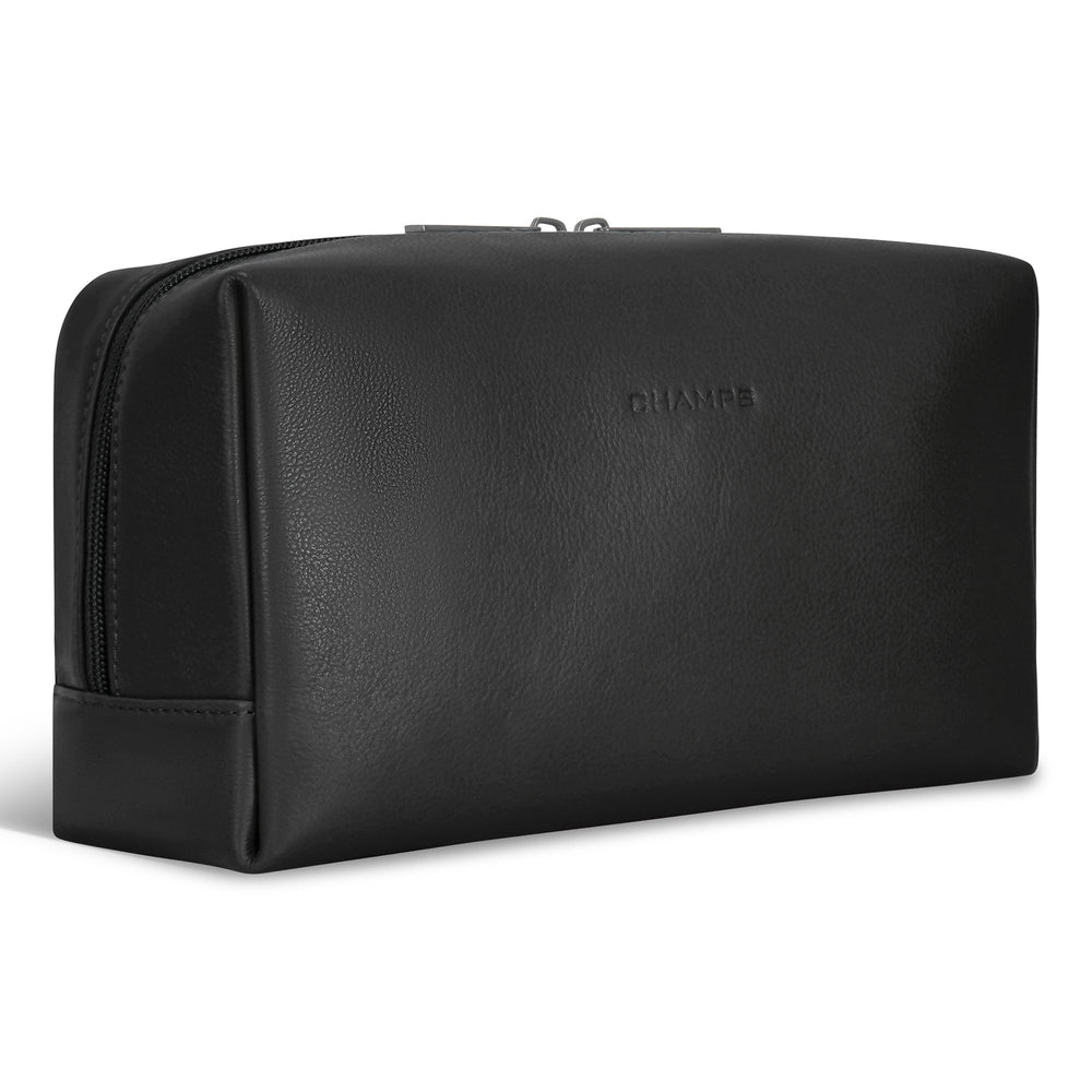 Onyx / Leather Toiletry Bag EX-STOCK Canada 