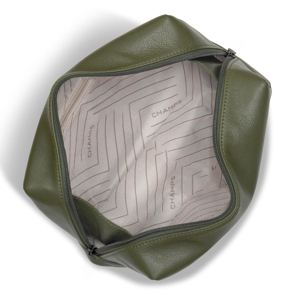 Onyx / Leather Toiletry Bag EX-STOCK Canada 