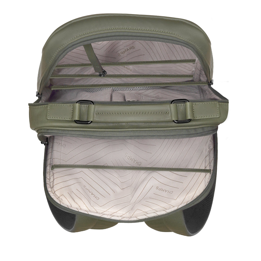 Onyx / Leather Compact Backpack EX-STOCK Canada 