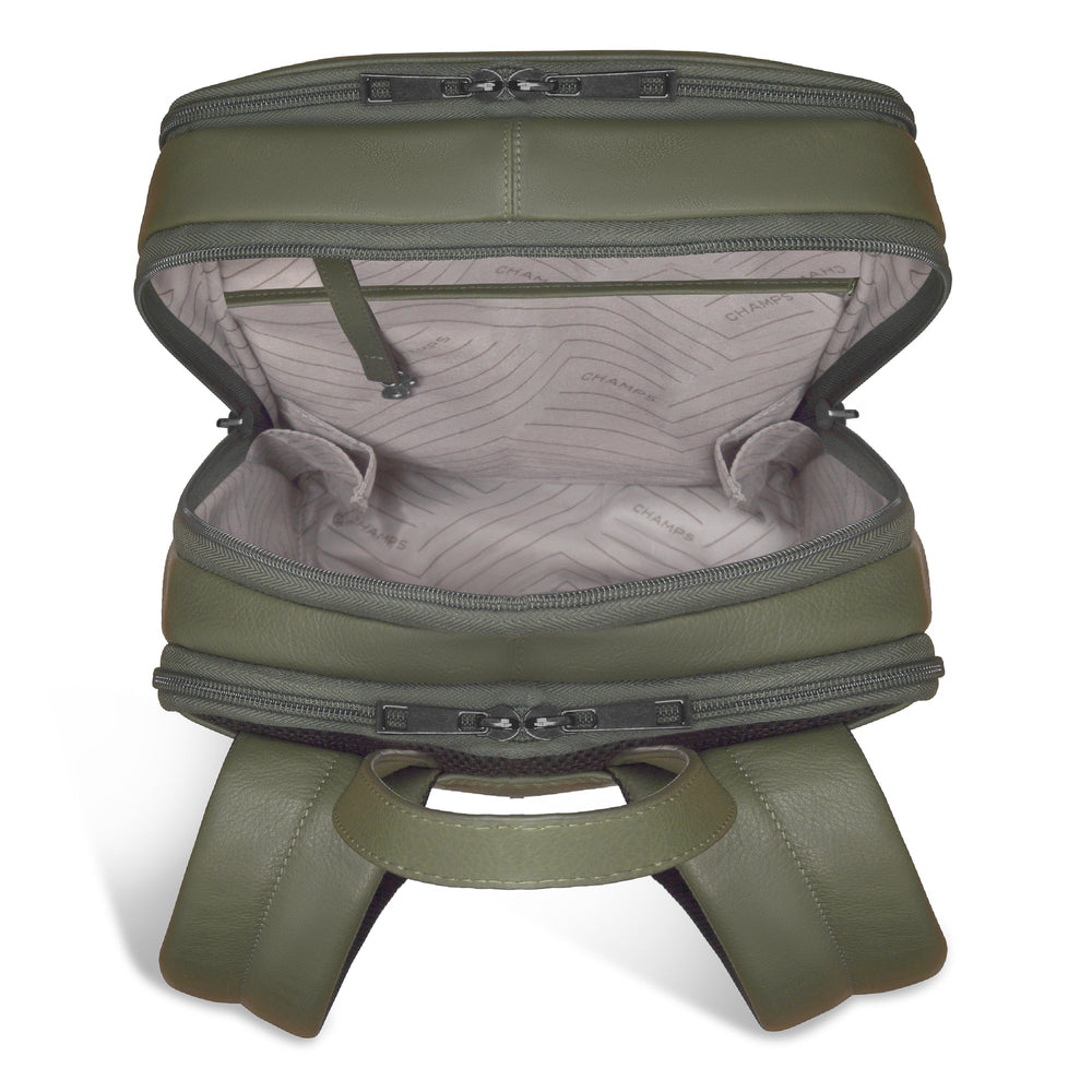 Onyx / Leather Classic Backpack EX-STOCK Canada 