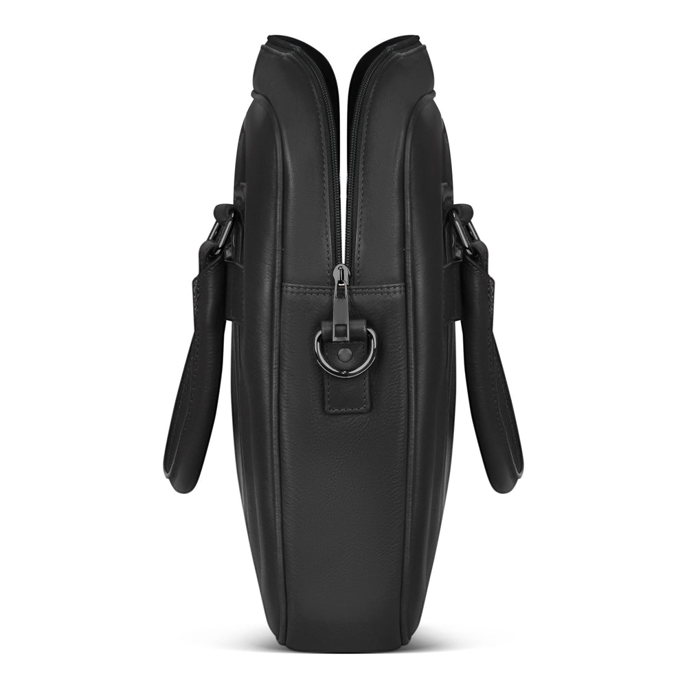 Onyx / Leather Slim Briefcase EX-STOCK Canada 