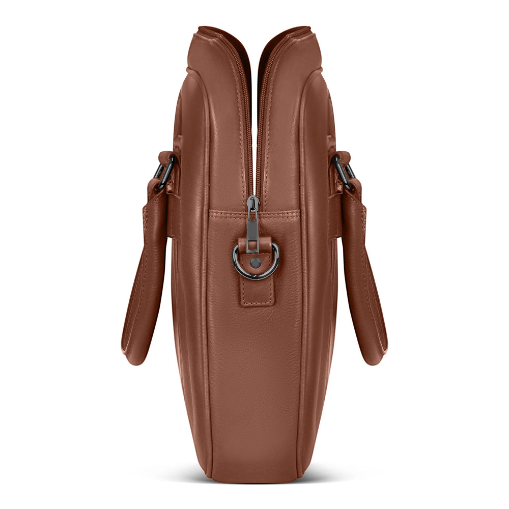 Onyx / Leather Slim Briefcase EX-STOCK Canada 