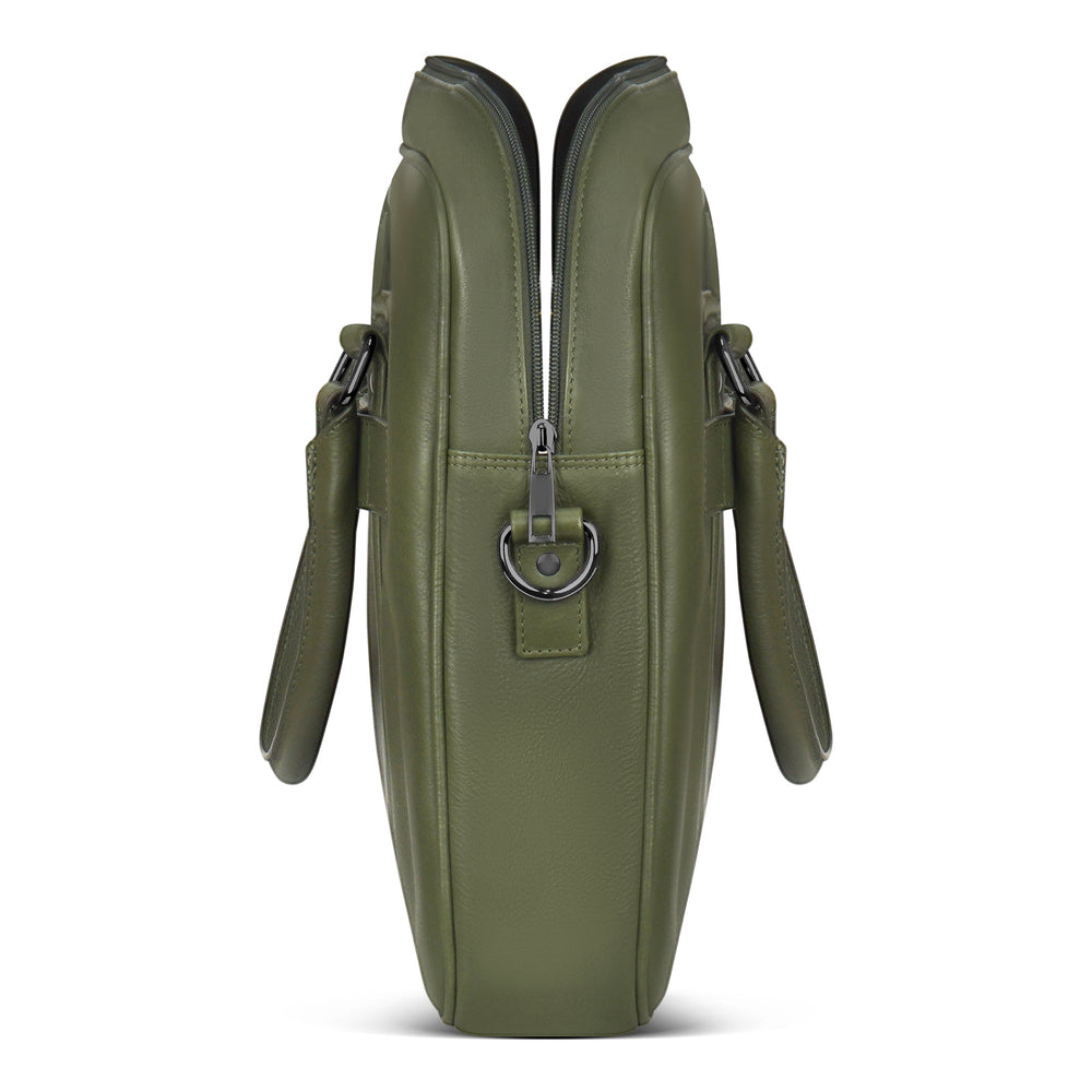 Onyx / Leather Slim Briefcase EX-STOCK Canada 