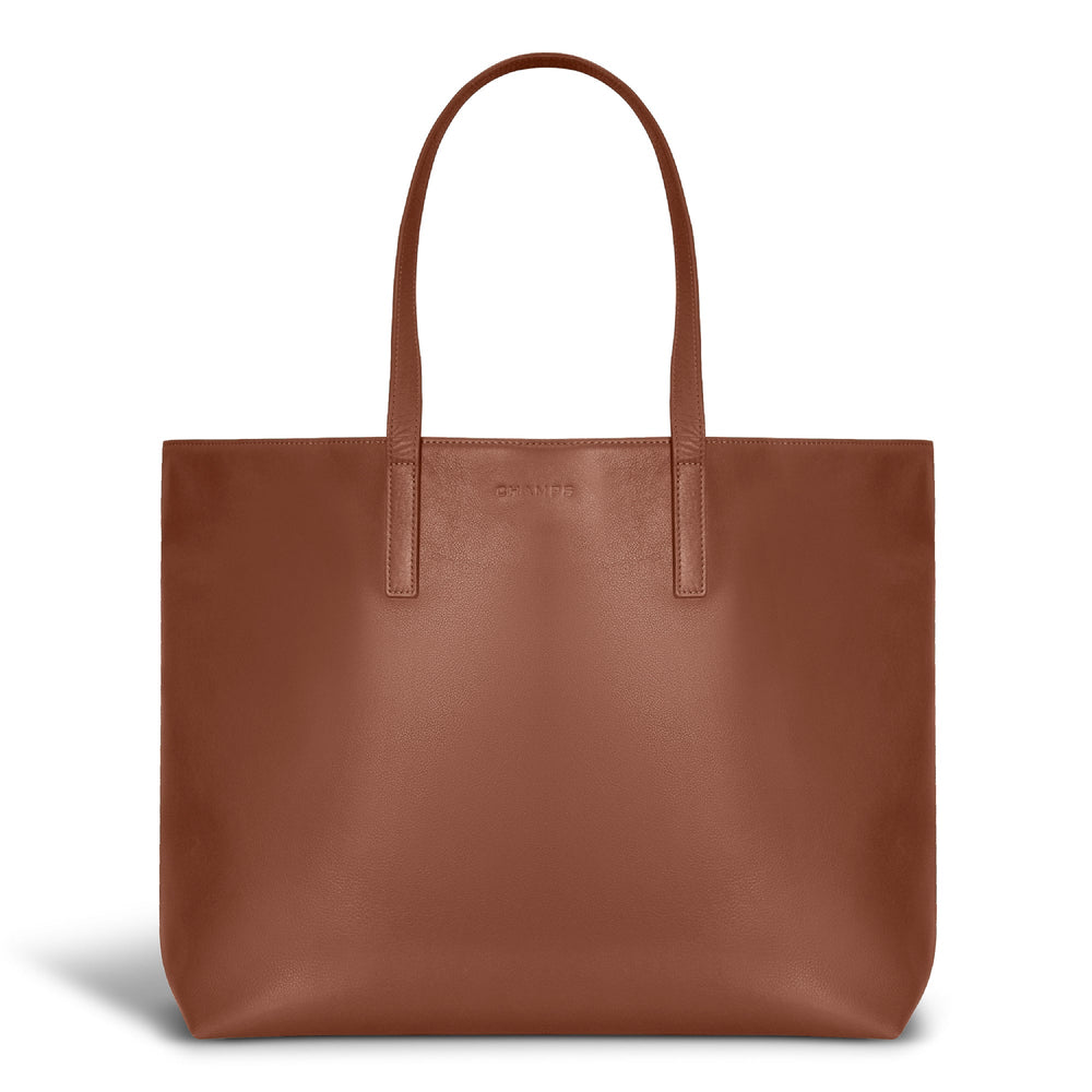 Onyx / Leather Open Tote EX-STOCK Canada 