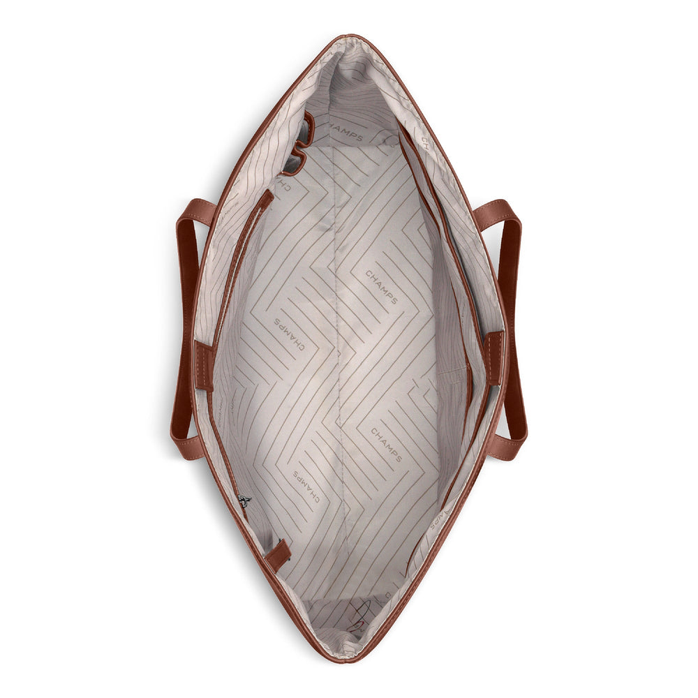 Onyx / Leather Open Tote EX-STOCK Canada 