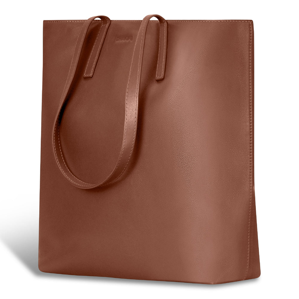 Onyx / Leather Vertical Tote EX-STOCK Canada 