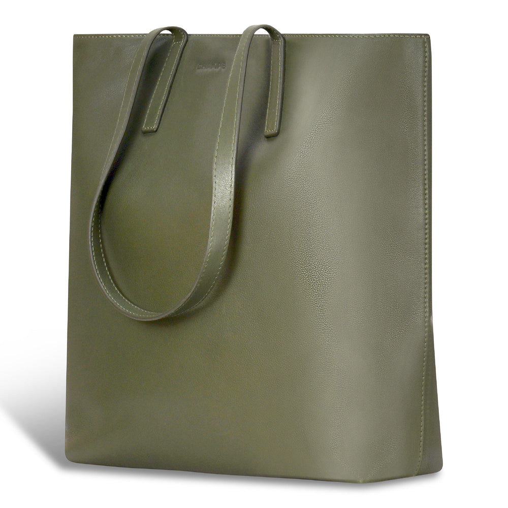 Onyx / Leather Vertical Tote EX-STOCK Canada 